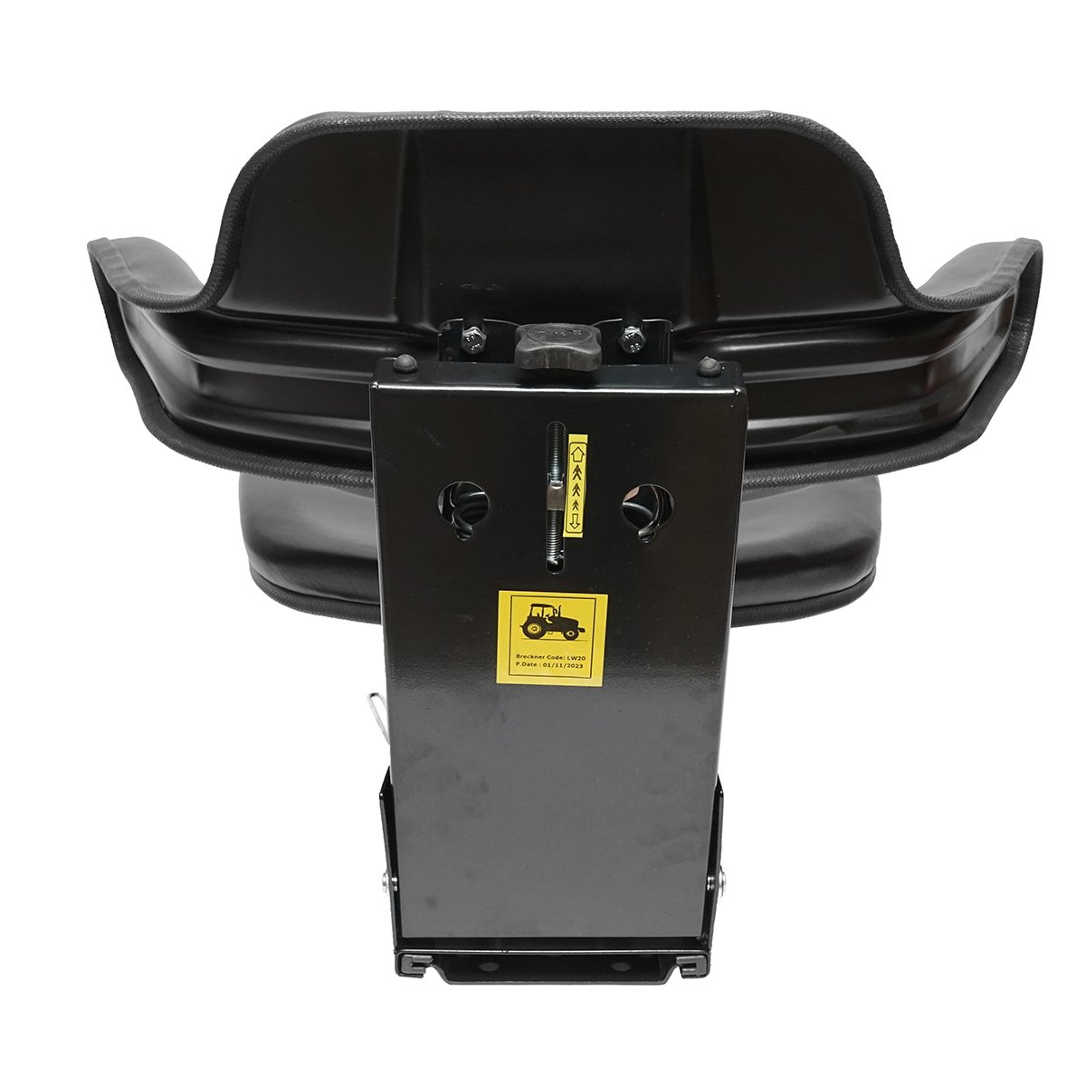 Scaun universal cu reglaj, negru, pentru tractor
